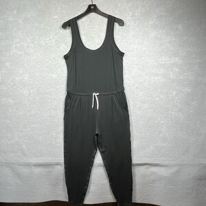 Vuori Dark Gray Sleeveless Jumpsuit